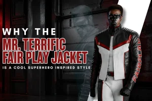 Mr. Terrific Fair Play Jacket superhero-inspired style